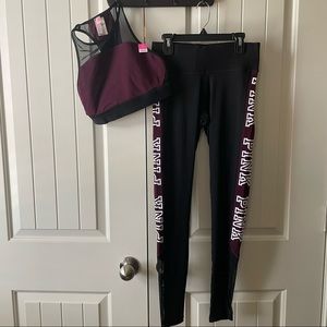 PINK - leggings & matching sports bra